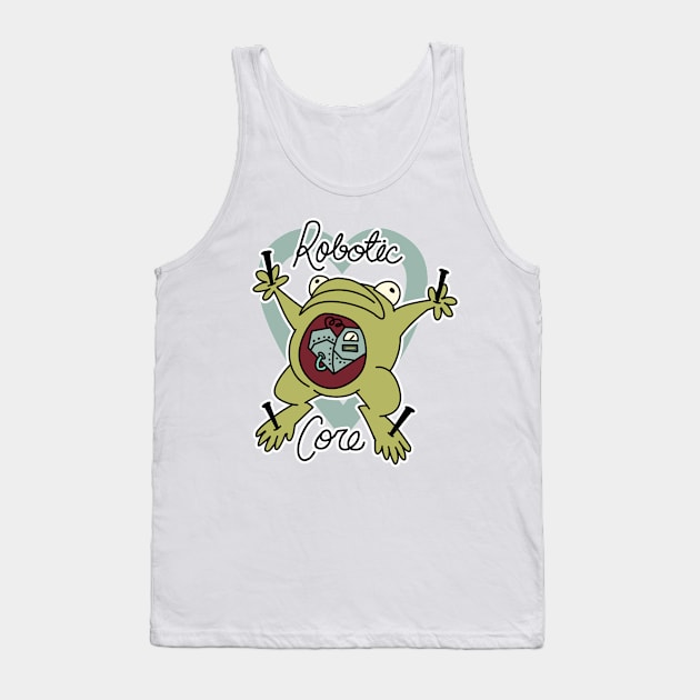 Fake Band - Robotic Core Tank Top by Toothpaste_Face